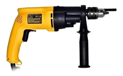 Taladro Percutor Atornillador Eléctrico De 13mm Dewalt Dw505 700w + Accesorio Con Caja De Cartón 50hz Amarillo 50 Hz