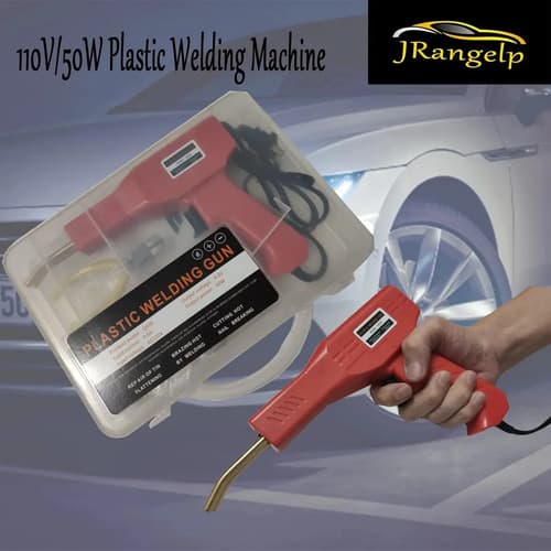 Máquina De Soldar Plástico 50w Con Kit Para Paragolpes Negro