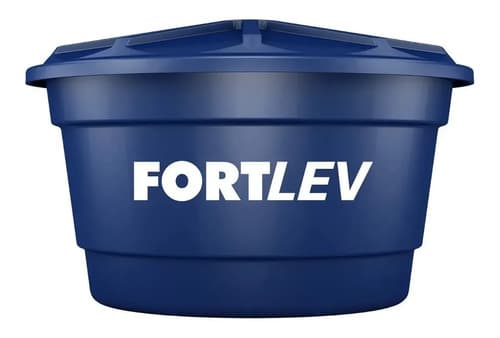 Tanque De Agua Fortlev 1000l Azul Polietileno Vertical Externo