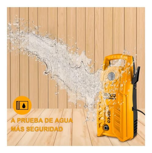 Hidrolavadora De Alta Presion 1900 Psi Hpwr14008 50 Dorado Con Negro
