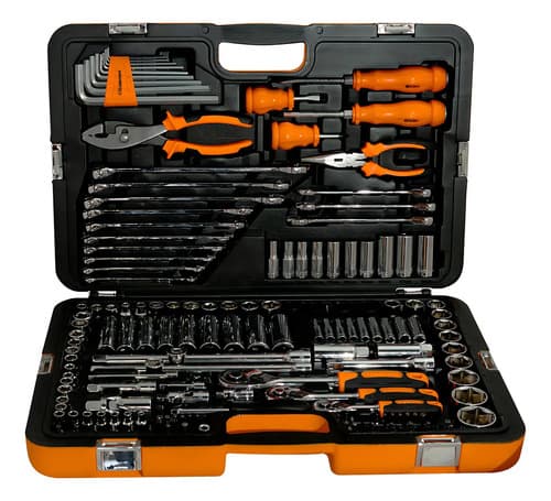 Set De Herramientas 150 Piezas - Racing Lusqtoff Color Naranja