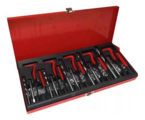 Kit Reparacion Roscas Insertos Machos Mechas 131 Pcs