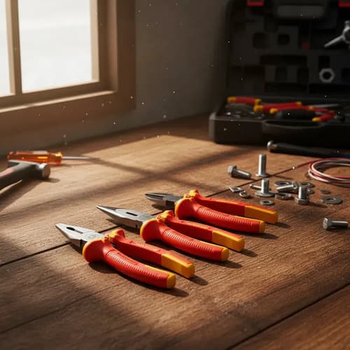 Set Juego Kit De Pinzas Alicate Aislado 1000v Wadfow Wps0633