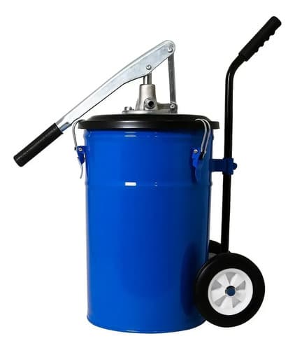 Grasera Engrasador Manual De Pie 25 Litros Manguera Pico