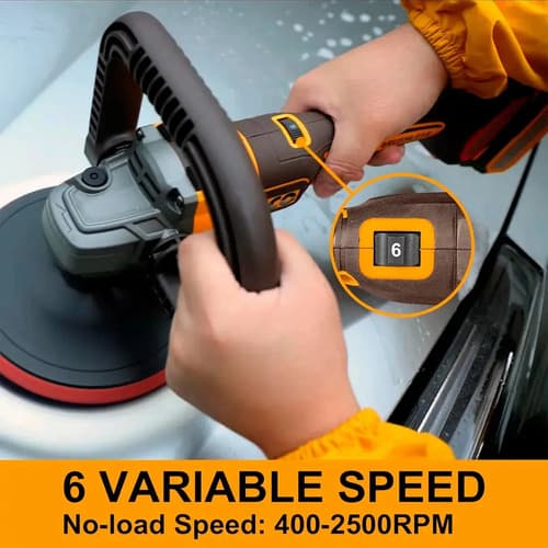 Lustra Pulidora A Bateria 7pLG P20s Brushless Apli2018 Ingco Amarillo