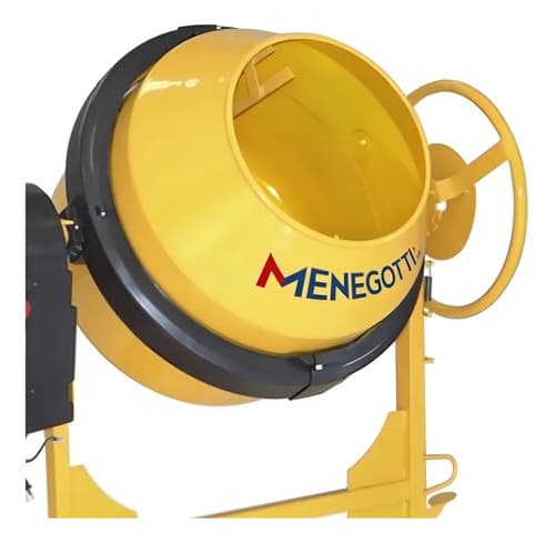 Hormigonera Menegotti Vuelco Amarilla 400l 2hp