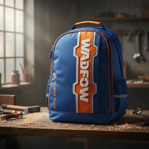 Mochila Con Cierres Wadfow Wtg4100 Azul