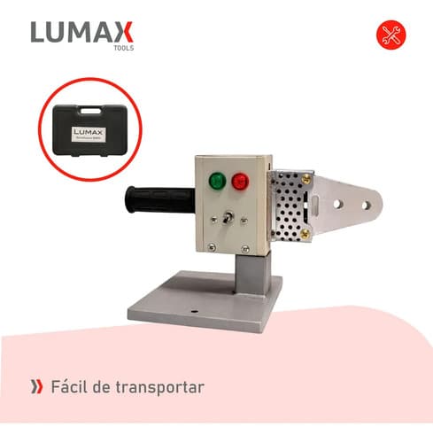 Termofusora 800w 3 Boquillas Termofusión Y Maletín