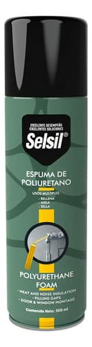 Sellador Espuma Poliuretano 500ml Selsil