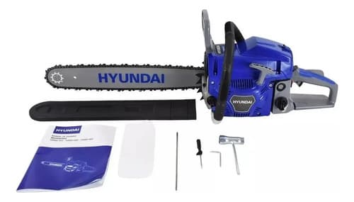 Motosierra Hyundai Manual 20 PuLG 2.6hp Turbo600 Color Azul