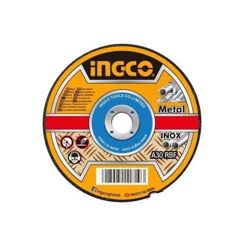 Disco Abrasivo Corte Metal 9 PuLG X 1.6mm Ingco Mcd162301 Naranja