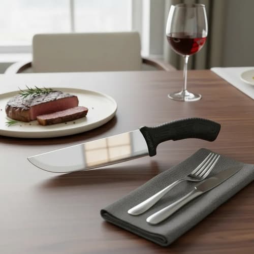 Cuchillo Cocina Acero Inox 8 196mm Wadfow Wkk1180 Plateado