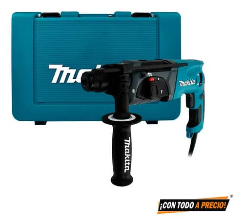 Rotomartillo Makita Taladro Percutor Sds Plus Maletín Color Verde Oscuro