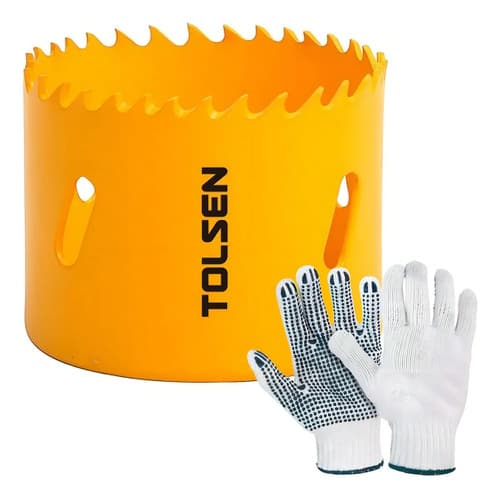 Mecha Sierra Copa Tolsen Bimetalica 140mm Dientes 4-6tpi -sc