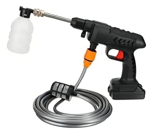 Hidrolavadora Inalámbrica Portátil Seisa De 30 Bar Y 300 W Negro