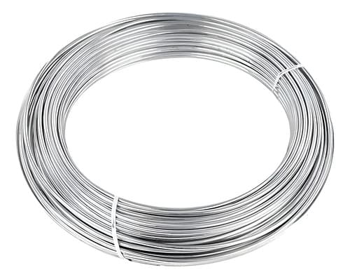 Alambre Galvanizado 16 Acero Plateado 20 Metros Cercos Jardinería