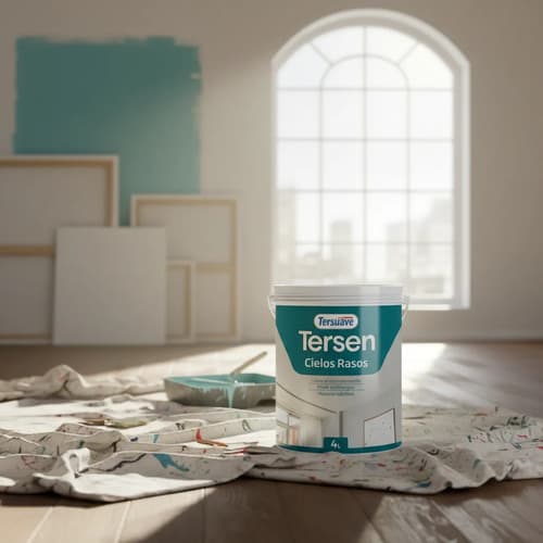 Pintura Anticonden Cielorrasos Tersuave Tersinol 20lts Blanco Mate