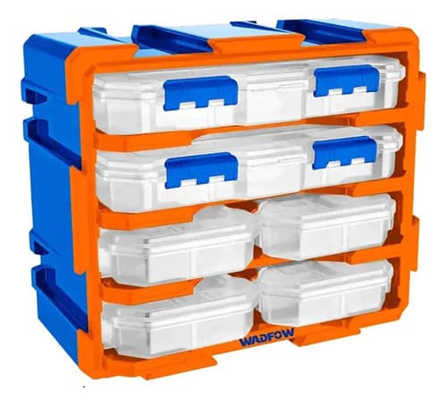 Gavetero Organizador Plastico 6 Cajones Cajonera Azul
