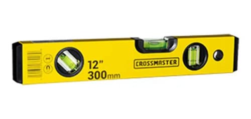 Nivel Aluminio Base Magnética 300mm Crossmaster