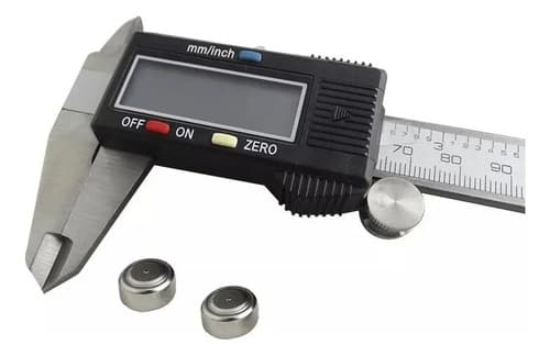 Calibre Digital Profesional De Acero Inoxidable De 150 Mm Con Funda