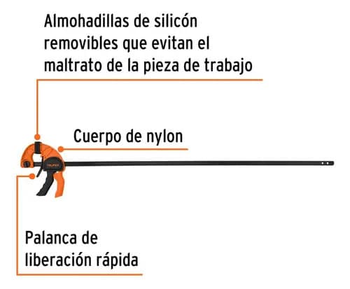 Prensa Con Ajuste Rápido 30'' Truper 102627