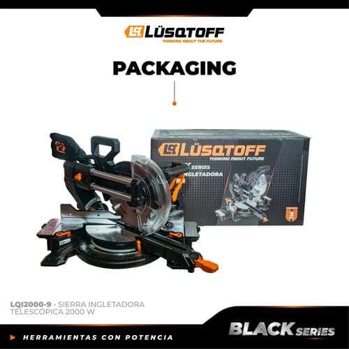 Sierra Ingletadora Lusqtoff Lqi2000-9 Telescopica 2000w Disc