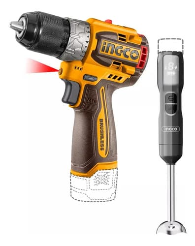 Combo Atornillador Bateria + Mixer +valija Ckli1628 -smf Color Naranja Claro Frecuencia 50/60