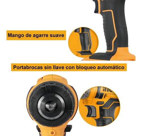 Destornillador Inalámbrico Ingco De 20v Con Batería Y Cargador