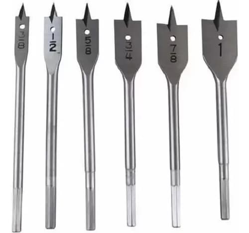 Mecha P/madera Plana 6pz 3/8-1 Uyustools Bcm601