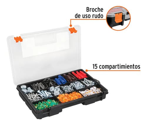 Organizador 11 Pulgadas 15 Compartimentos Truper 19896