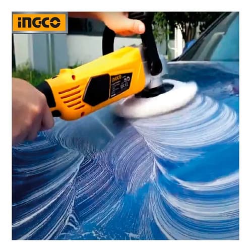 Pulidora Industrial 1400w Ingco Ap14008 Naranja Claro