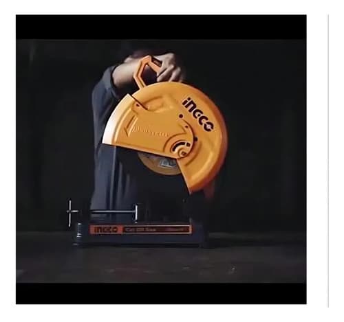 Tronzadora Industrial 2350 Watts 14 Pulgadas Ingco Color Naranja Amarillo