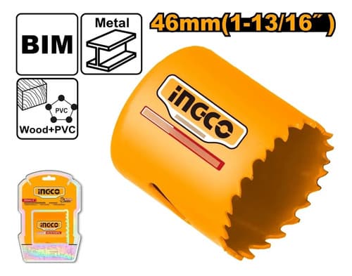 Mecha Copa Bimetalica Hss 46mm Para Metal/madera Ingco