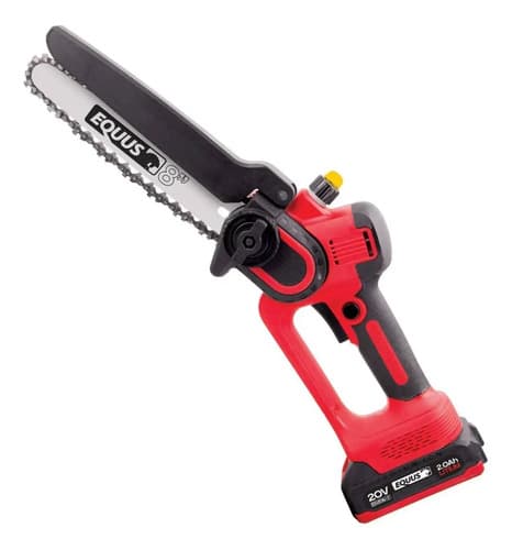 Mini Motosierra 8  Equus Inalambrica 20v Brushless Maletin Rojo