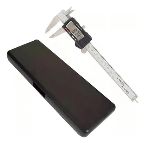 Calibre Digital Profesional De Acero Inoxidable De 150 Mm Con Funda
