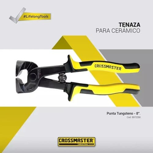 Pinza Tenaza Combo Mosaiquismo Venecita Ceramica Crossmaster