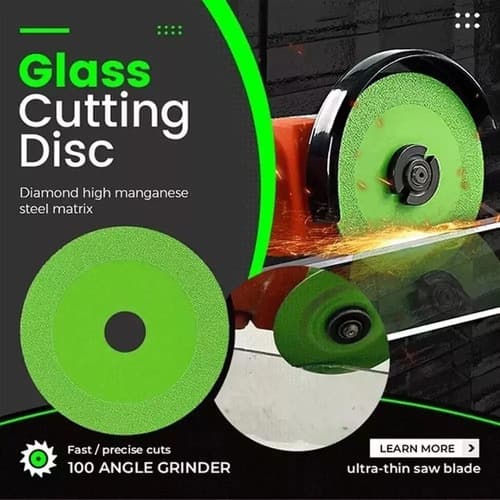 Discos De Corte De Diamante Para Vidrio, Jade Y Cerámica  Pack De 10 Verde Lima