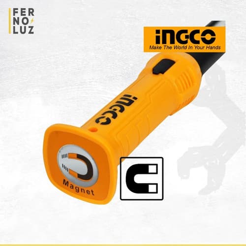 Linterna Lampara Magnética Recargable Ingco Hwli35261 *ub* Color De La Luz Blanco