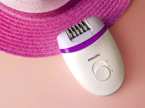 Depiladora Essential + Recortador De Cavado Philips Brp505/0 Violeta