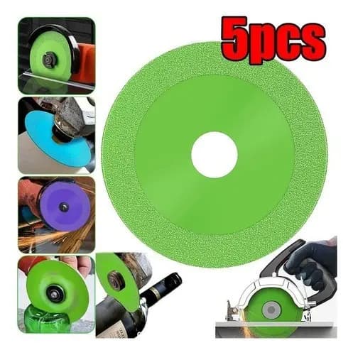 Disco De Corte Diamantado Para Vidrio (pack De 5 Unidades)