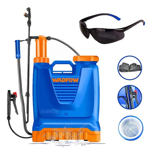 Pulverizador De Mochila A Presión Wadfow De 20 L Azul