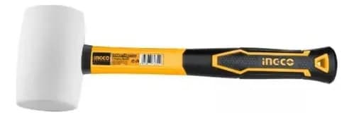 Combo Martillo Mazo De Goma 8oz Ingco Hruh8908