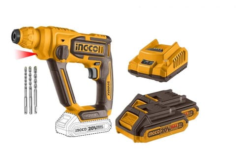 Martillo De Batería Carreg Ingco Crhli20168 Sds-plus De 20 V Naranja