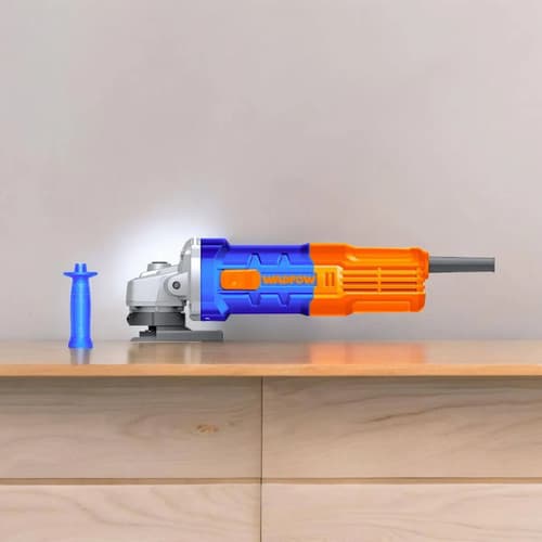 Amoladora Angular 4 1/2 Eléctrica 115 Mm Wadfow 710w Azul/naranja