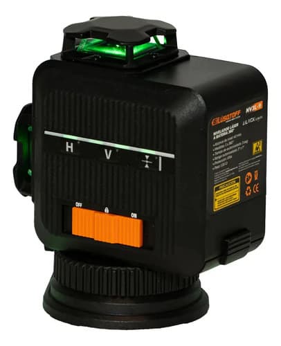 Nivel Laser Lusqtoff Lineas Verdes 360° A Bateria Usb 40mts
