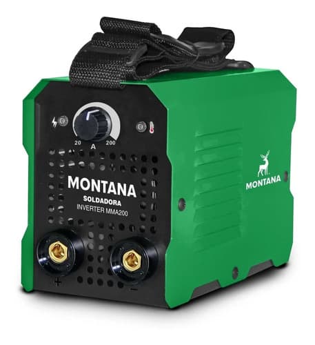 Soldadora Inverter 200 Amp Montana Verde