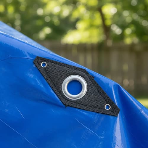 Lona Toldo Multiuso Impermeable 4x4 Mts Color Azul