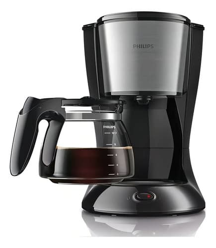 Cafetera De Filtro Philips Hd7462/20 1,2 Lts Color Black/metal