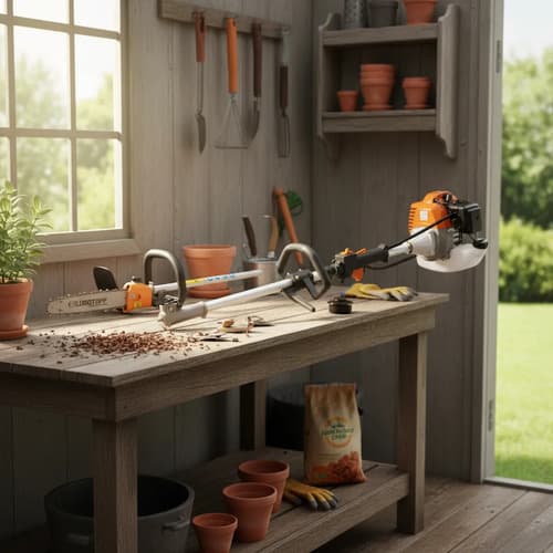 Desmalezadora Naftera Lusqtoff Motor 2 Tiempos 52cc
