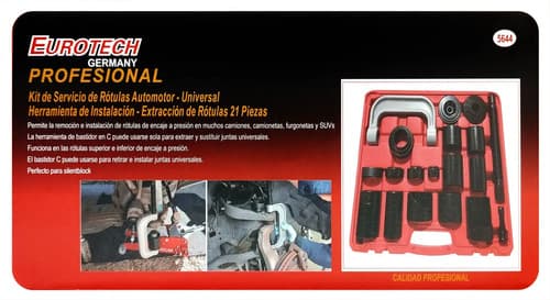 Extractor Rotulas Extremos Bujes - Kit X21 | Eurotech